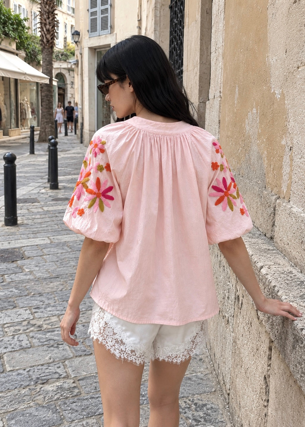 Embroidered Bohemian Blouse - Giulia