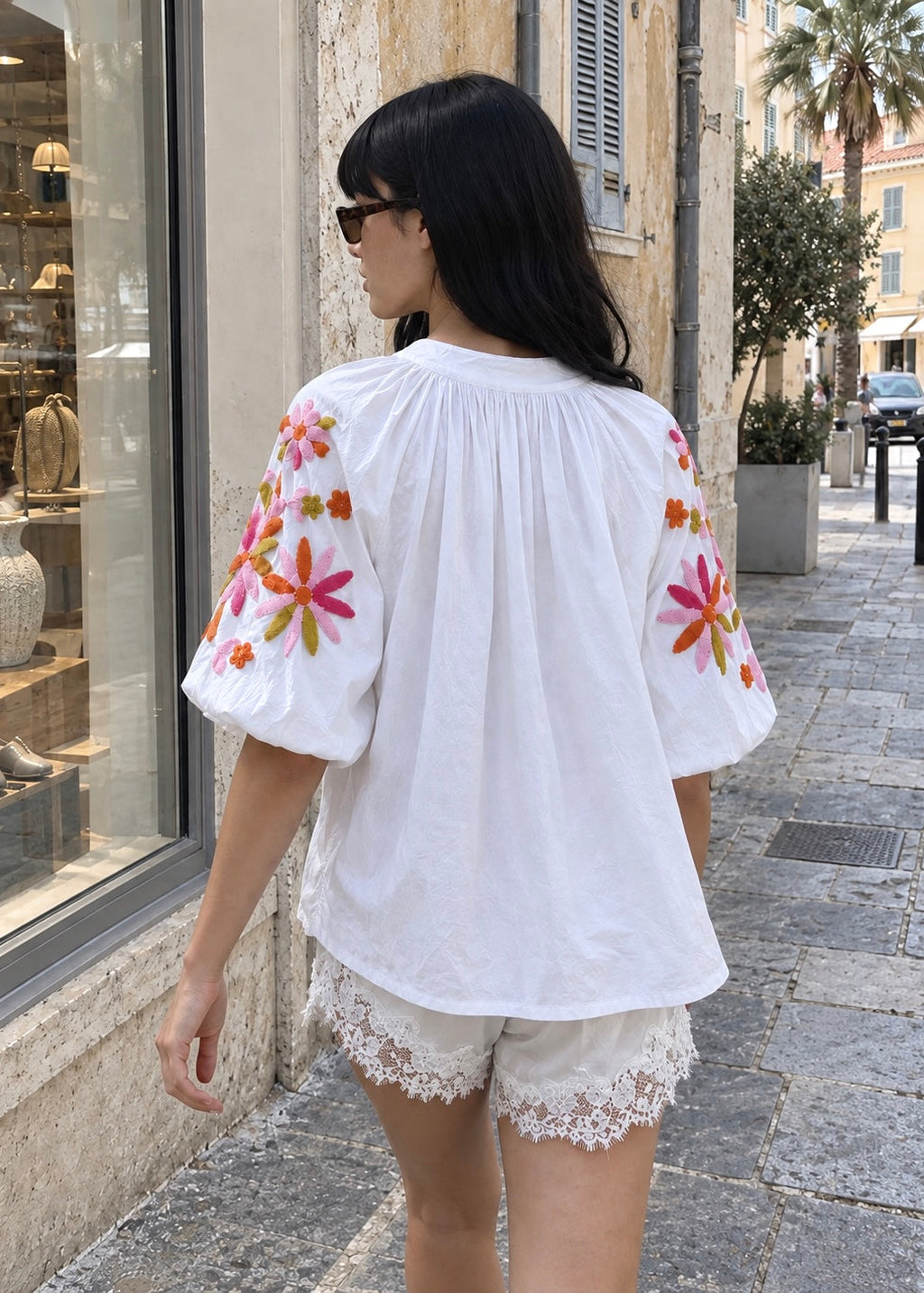 Blouse bohème brodée - Giulia