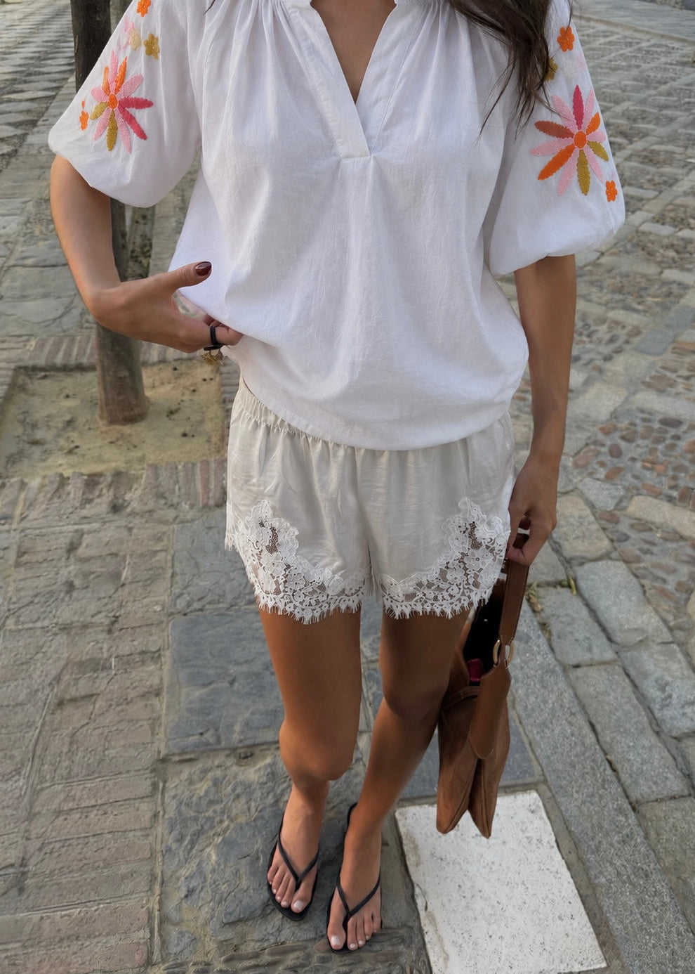 Blouse bohème brodée - Giulia